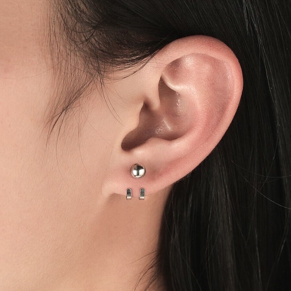 GlitzBlitz Boutique Jewelry - Any 3/$25! Silver Studs w/Jackets Earrings